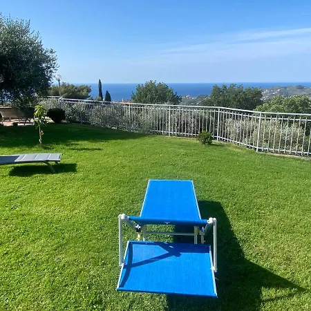 Semesterbostad Casa Vista Mare - Superb Garden And Parking Included Imperia